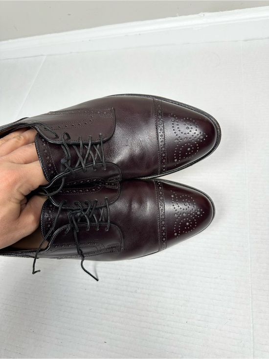 Allen Edmonds Sanford Cap Toe Oxfords Burgundy Leather Size 13C (Narrow) main image 13